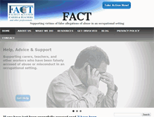 Tablet Screenshot of factuk.org